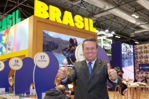 Marcio Nunes secretario de Turismo do Parana Fitur 2024: Paraná estreita relações com empresas espanholas ligadas ao turismo