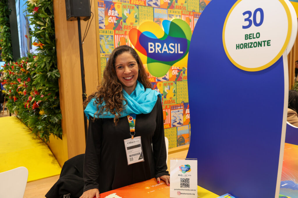 Marina Simiao diretora de marketing e promocao Turistica da Belotur 1 Prefeitura de Belo Horizonte participa da Fitur 2024 destacando a gastronomia