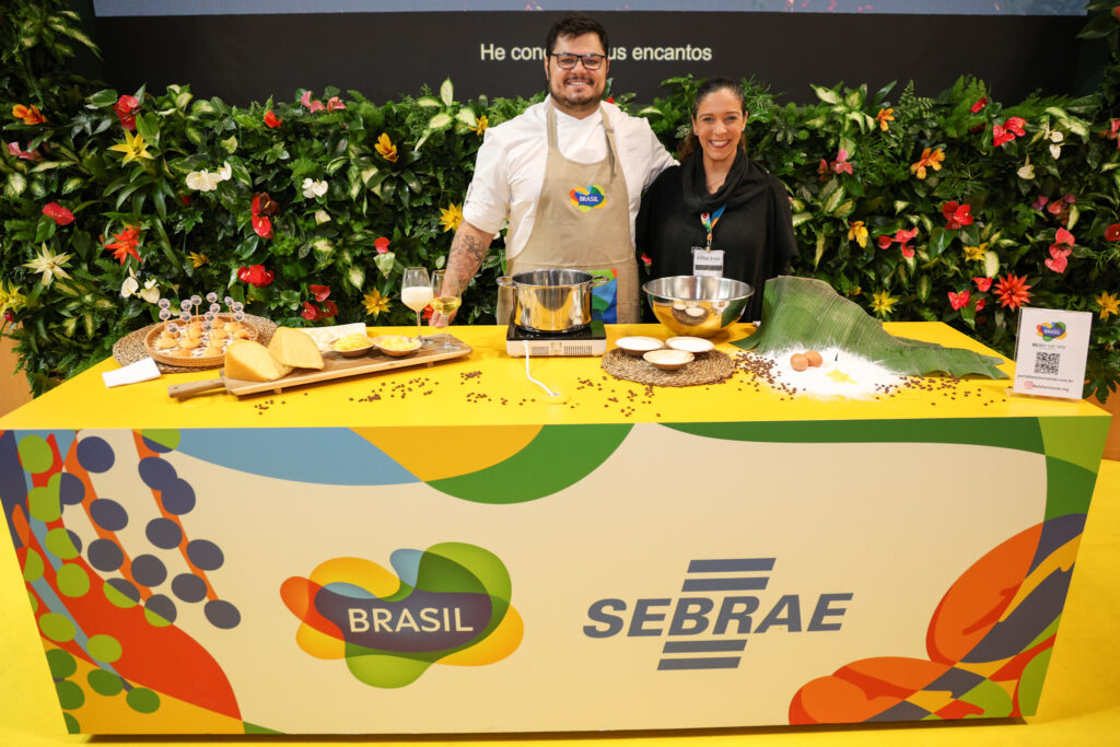 Marina Simião, diretora de Marketing e Promoção Turística da Belotur, e Yves Saliba, chef de Minas Gerais