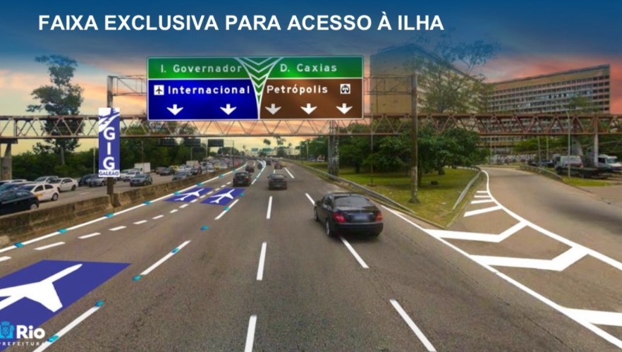 RIOgaleão receberá R$ 270 milhões em incentivo para fomentar voos e geração de empregos 7 Nova faixa exclusiva de veiculos na Linha Vermelha para acessar o Galeao Divulgacao RIOgaleão receberá R$ 270 milhões em incentivo para fomentar voos e geração de empregos