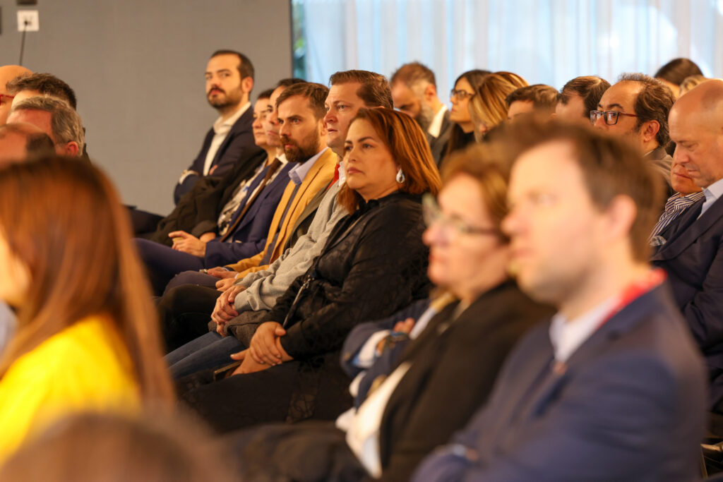 Parceiros da CVC Corp durante evento em Madri