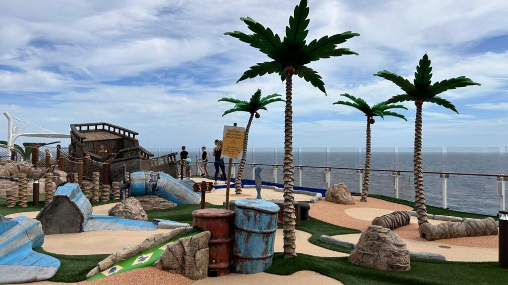 Percurso do mini golf