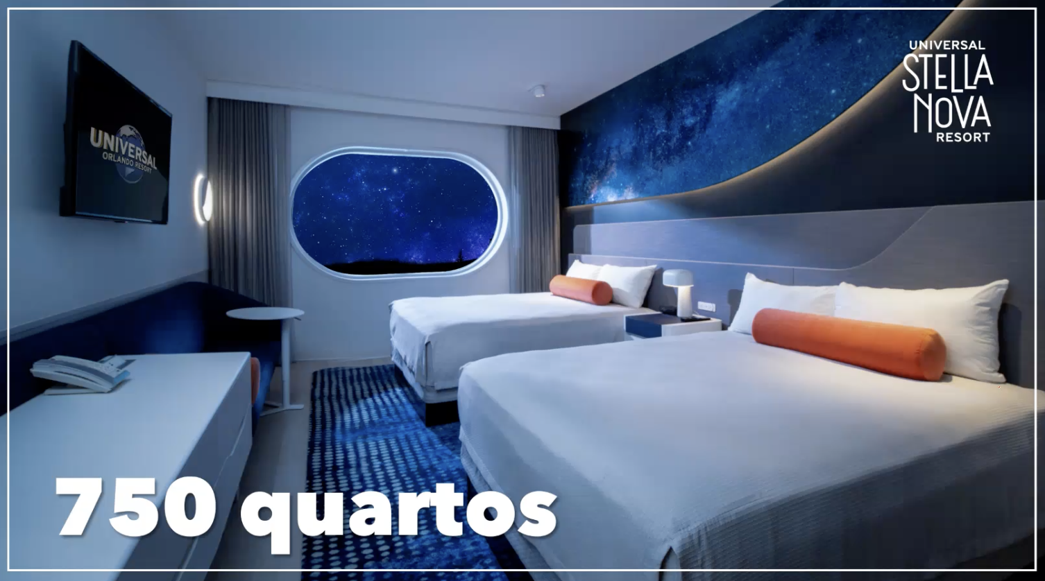 Serão 750 quartos standard para cada hotel Serão 750 quartos standard para cada hotel