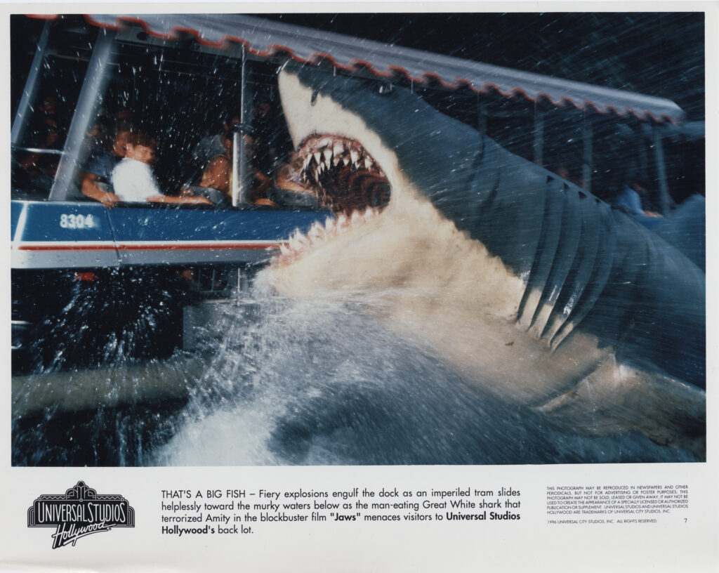 USH Studio Tour Jaws Lake 1996 Studio Tour, famosa atração do Universal Studios Hollywood, comemora 60 anos; veja fotos