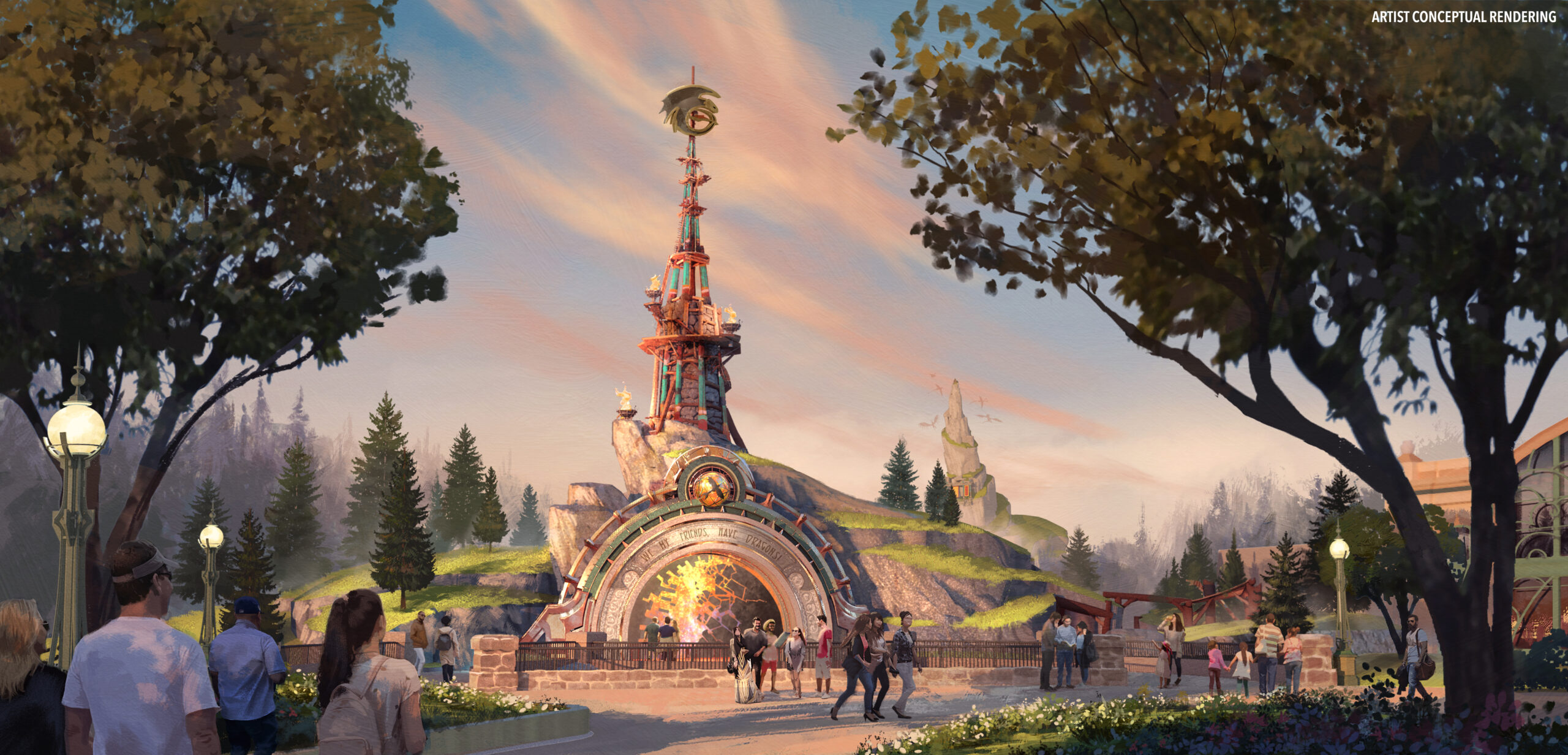 Área Como Treinar Seu Dragão no Universal Epic Universe Área Como Treinar Seu Dragão no Universal Epic Universe