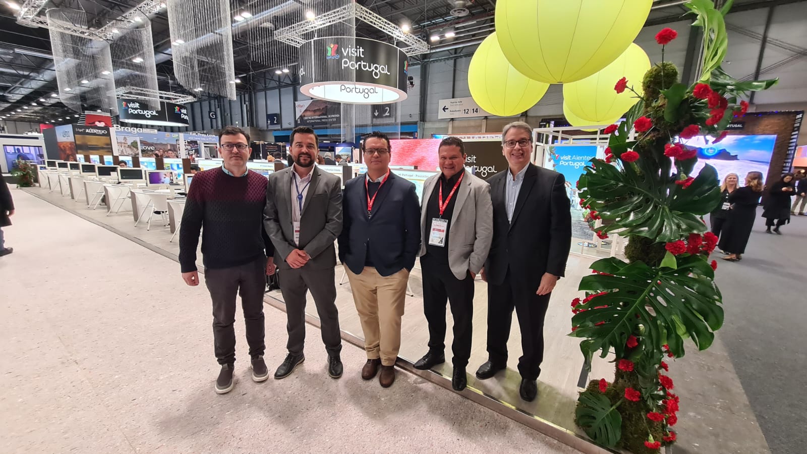 Marcos Gotlieb, Waldemir Junior, Alberto Bacarin, Juventino Netto e Ricardo Lindgton, da Orinter Marcos Gotlieb, Waldemir Junior, Alberto Bacarin, Juventino Netto e Ricardo Lindgton, da Orinter