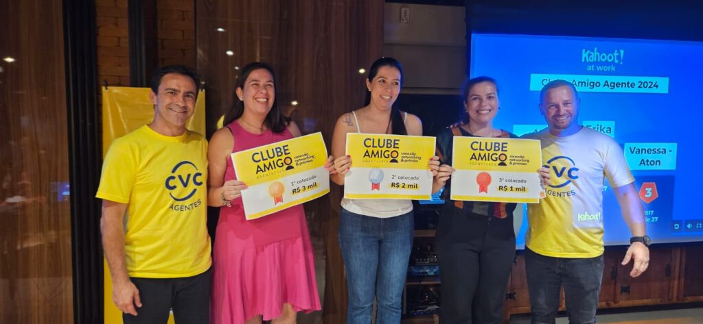 1 Foto Premiadas Clube Amigo CVC retoma 'Clube Amigo Agente' com prêmios e 12 cidades para percorrer até 2025