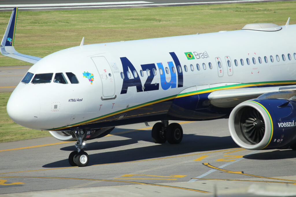 Azul bate marca de 11 milhões de passageiros transportados em 125 mil voos em Brasília Azul bate marca de 11 milhões de passageiros transportados em 125 mil voos em Brasília
