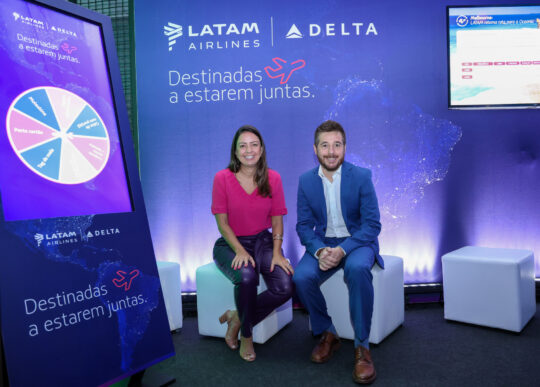 Delta e Latam crescem 63% e transportam 1,3 milhão de passageiros entre Brasil e EUA em 2023