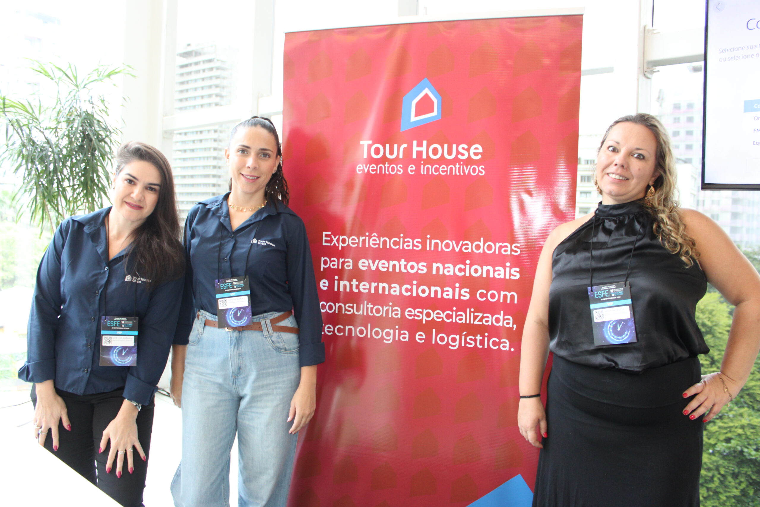 Aline Maria Saldanha, Viviane Borges e Erika Delenisef, da Tour House Aline Maria Saldanha, Viviane Borges e Erika Delenisef, da Tour House