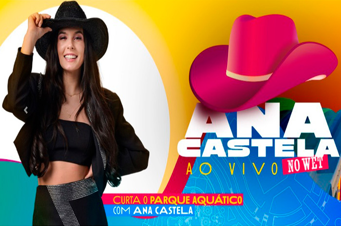 Wet’n Wild anuncia programação musical de verão com show de Ana Castela 1 Ana Castela no Wetn Wild Divulgacao Wet’n Wild anuncia programação musical de verão com show de Ana Castela