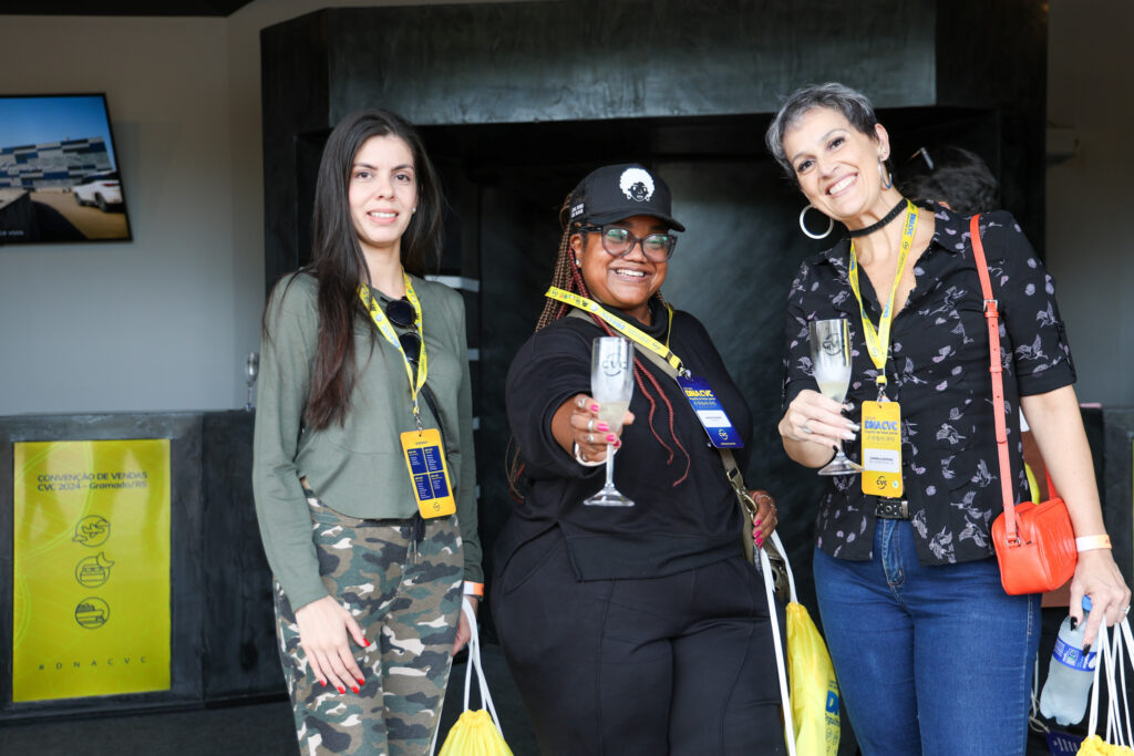 Andrea Nunes, CVC São Paulo, Jamile Machado, da secretaria de cultura e turismo de Salvador, e Gabriela Boffino, CVC São Caetano do Sul