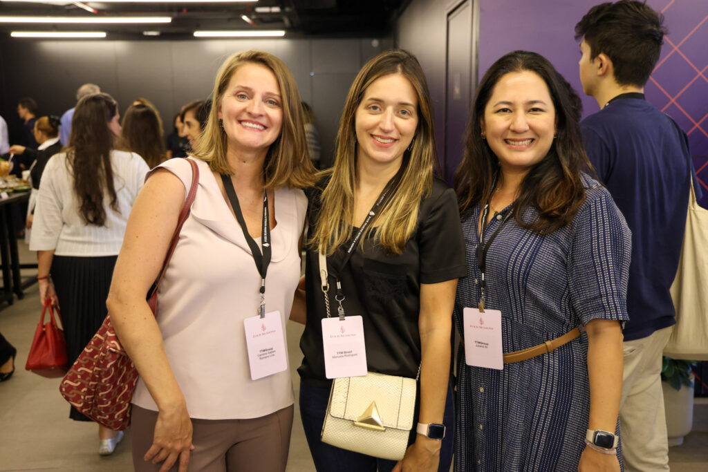 Carolina Sajben, Romano Lins e Manuela Rodrigues, da TTW Brasil, com  Juliana Ito, da TTW Group