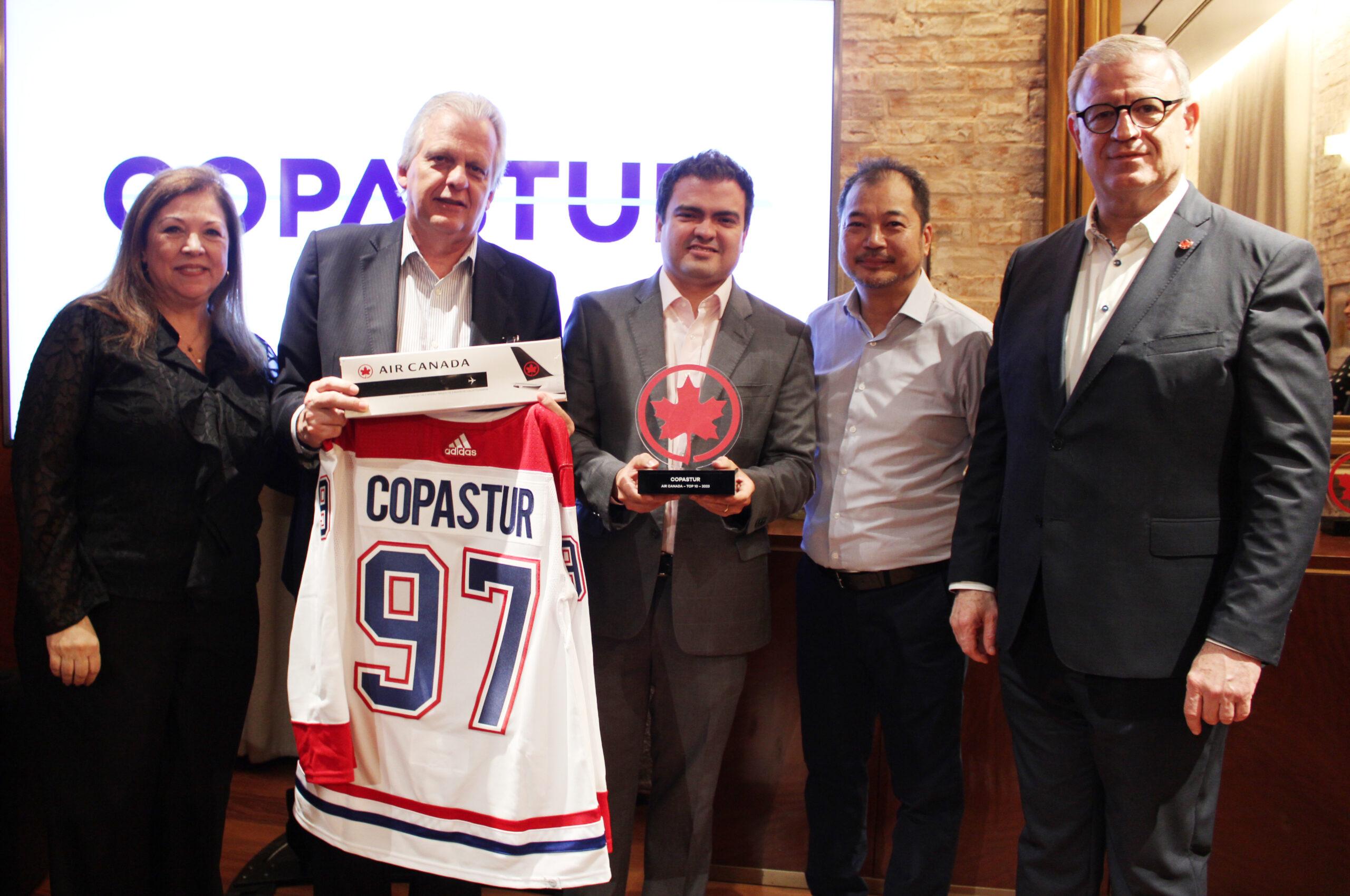 Copastur está no Top 10 da Air Canada em 2023 Copastur está no Top 10 da Air Canada em 2023
