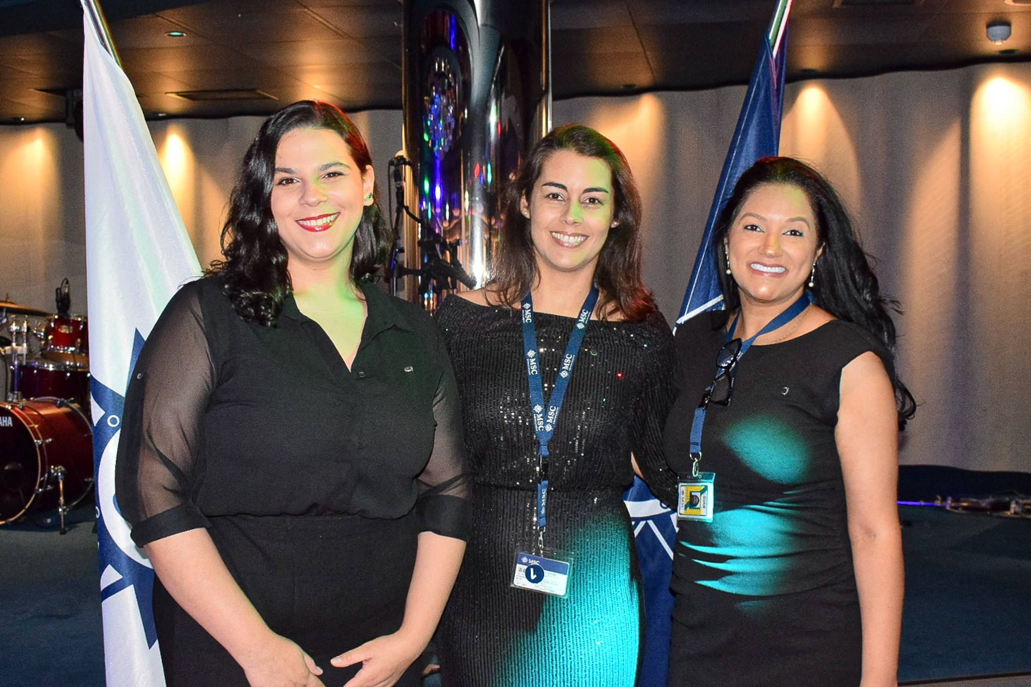Elizangela Silva, Julia Rezende e Catia Ormundo, da MSC Elizangela Silva, Julia Rezende e Catia Ormundo, da MSC