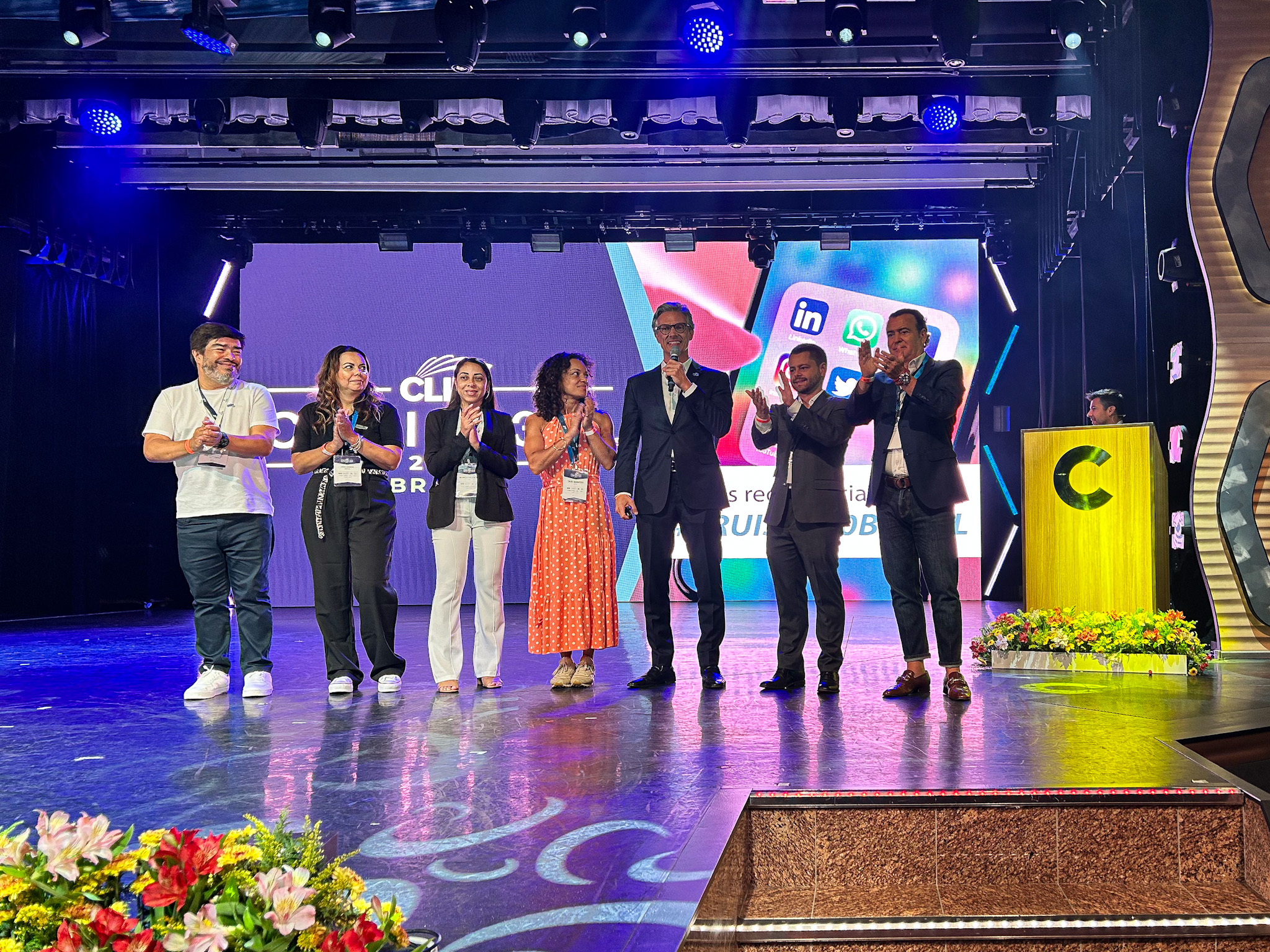 Equipe da Clia Brasil no Cruise 360 Brasil Equipe da Clia Brasil no Cruise 360 Brasil
