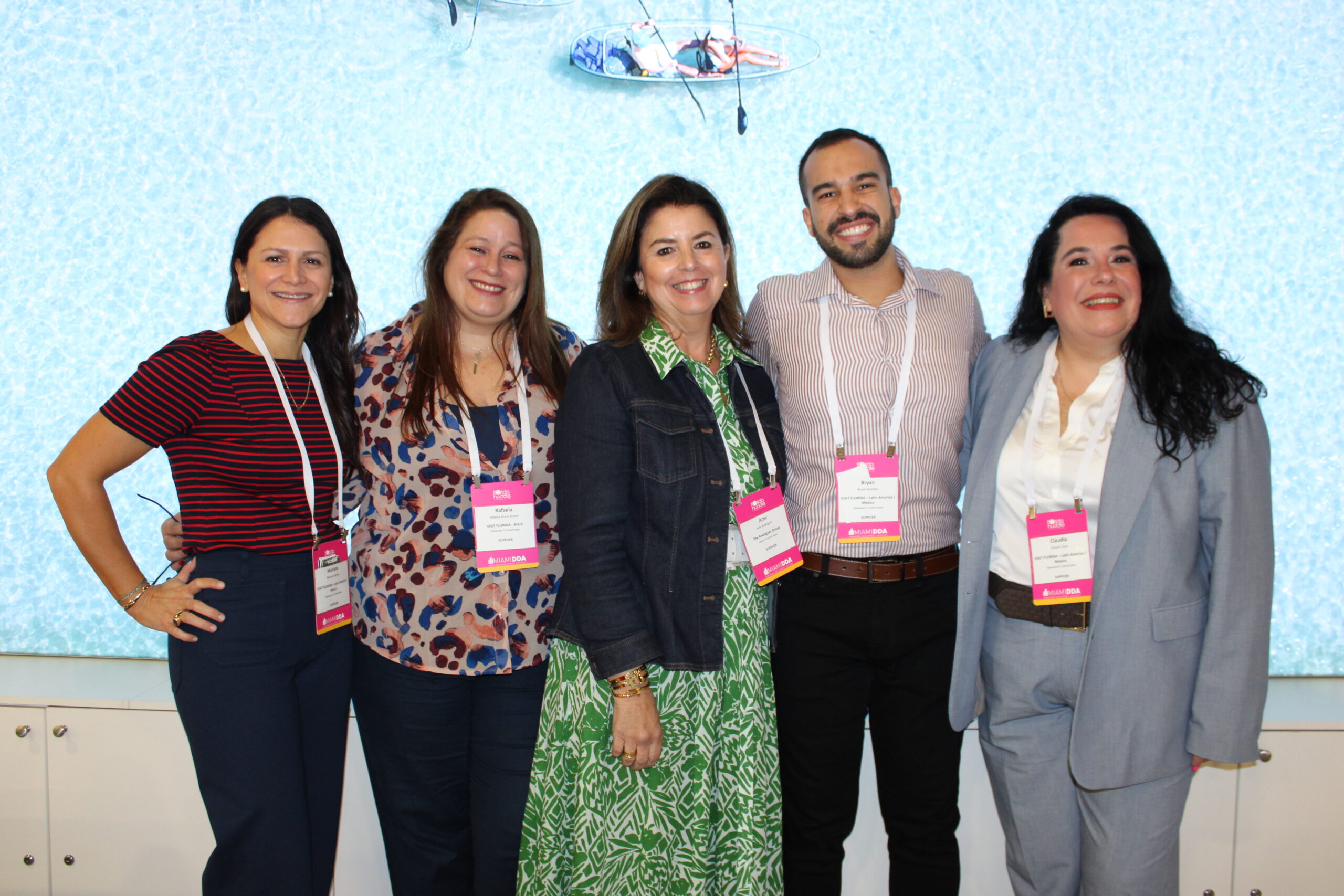 Equipe do Visit Florida no Florida Huddle 2024 Equipe do Visit Florida no Florida Huddle 2024