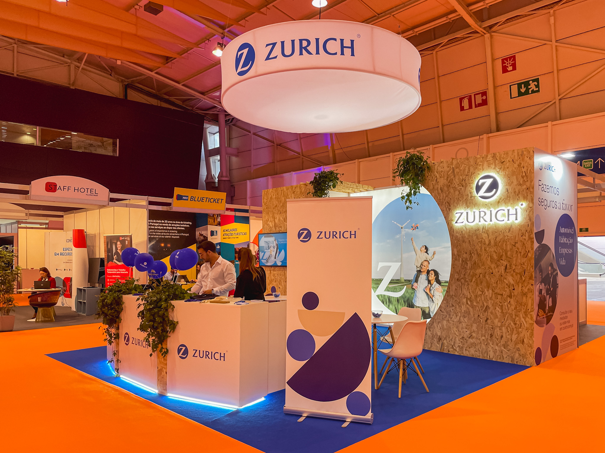 Estande da Zurich na BTL Estande da Zurich na BTL