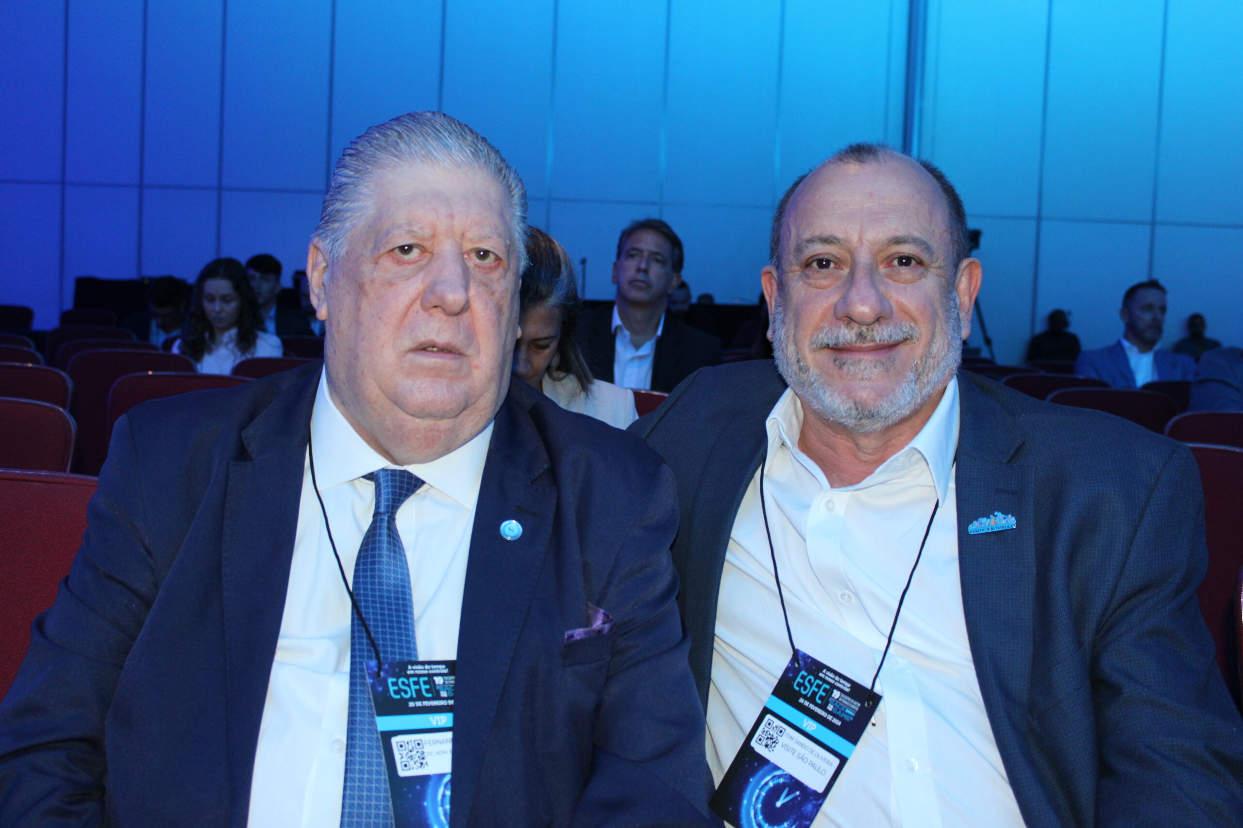 Fernando Guinato e Toni Sando, presidente do Conselho e presidente executivo do SPCVB Fernando Guinato e Toni Sando, presidente do Conselho e presidente executivo do SPCVB
