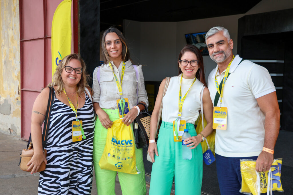 Flávia Souza, CVC Vitória-ES, Dayla Galveas, CVC Linhares-ES, Angélica Vassoler, CVC Domingos Martins-ES, e Serguey Júnior, CVC Vitória-ES