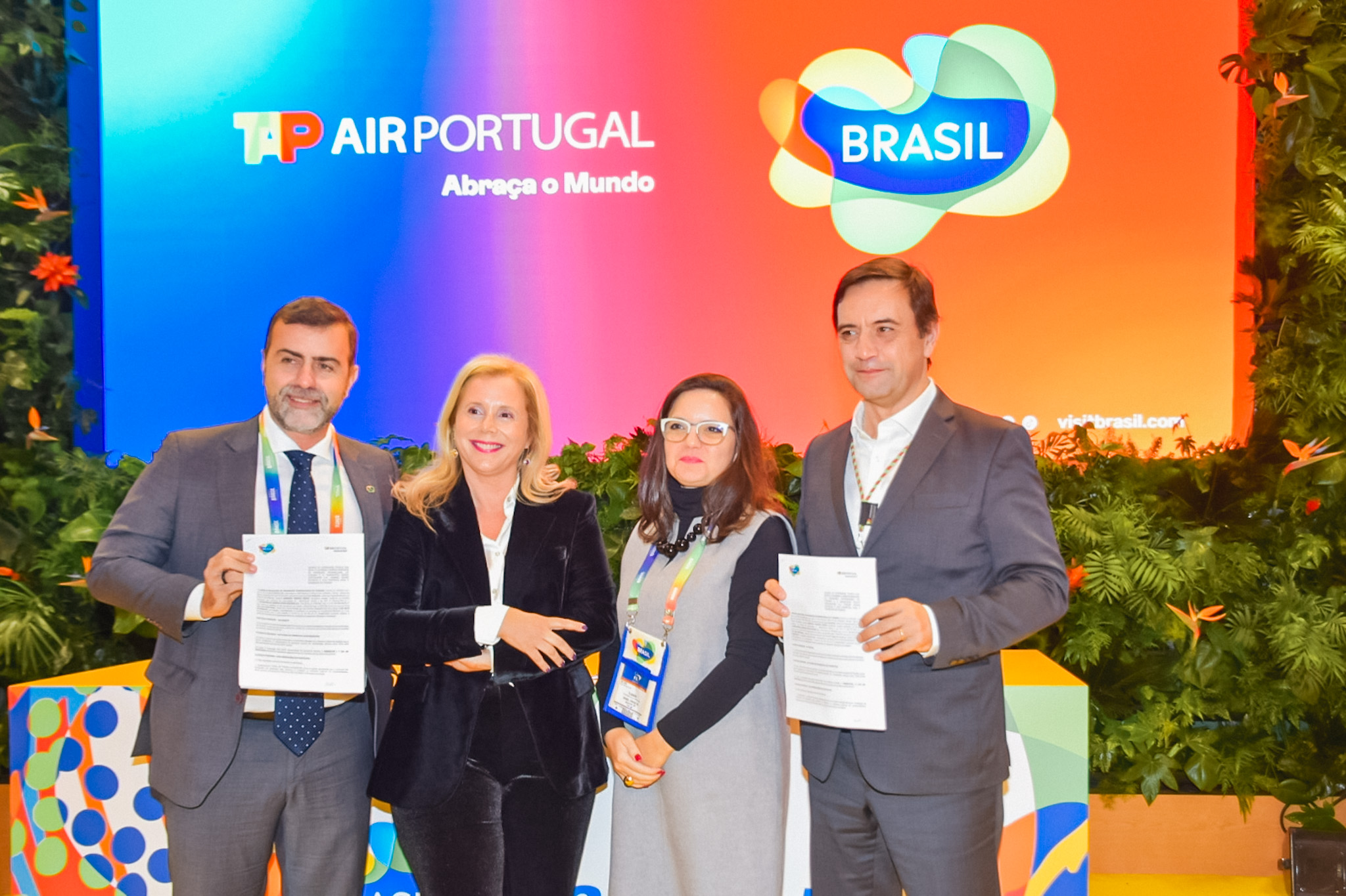 Embratur e TAP firmaram uma parceria durante a BTL para promoção turística Embratur e TAP firmaram uma parceria durante a BTL para promoção turística