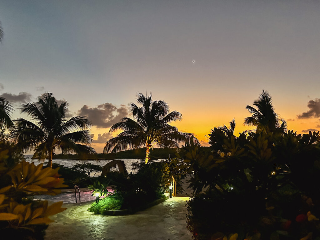 Entardecer no  Sandals Curaçao