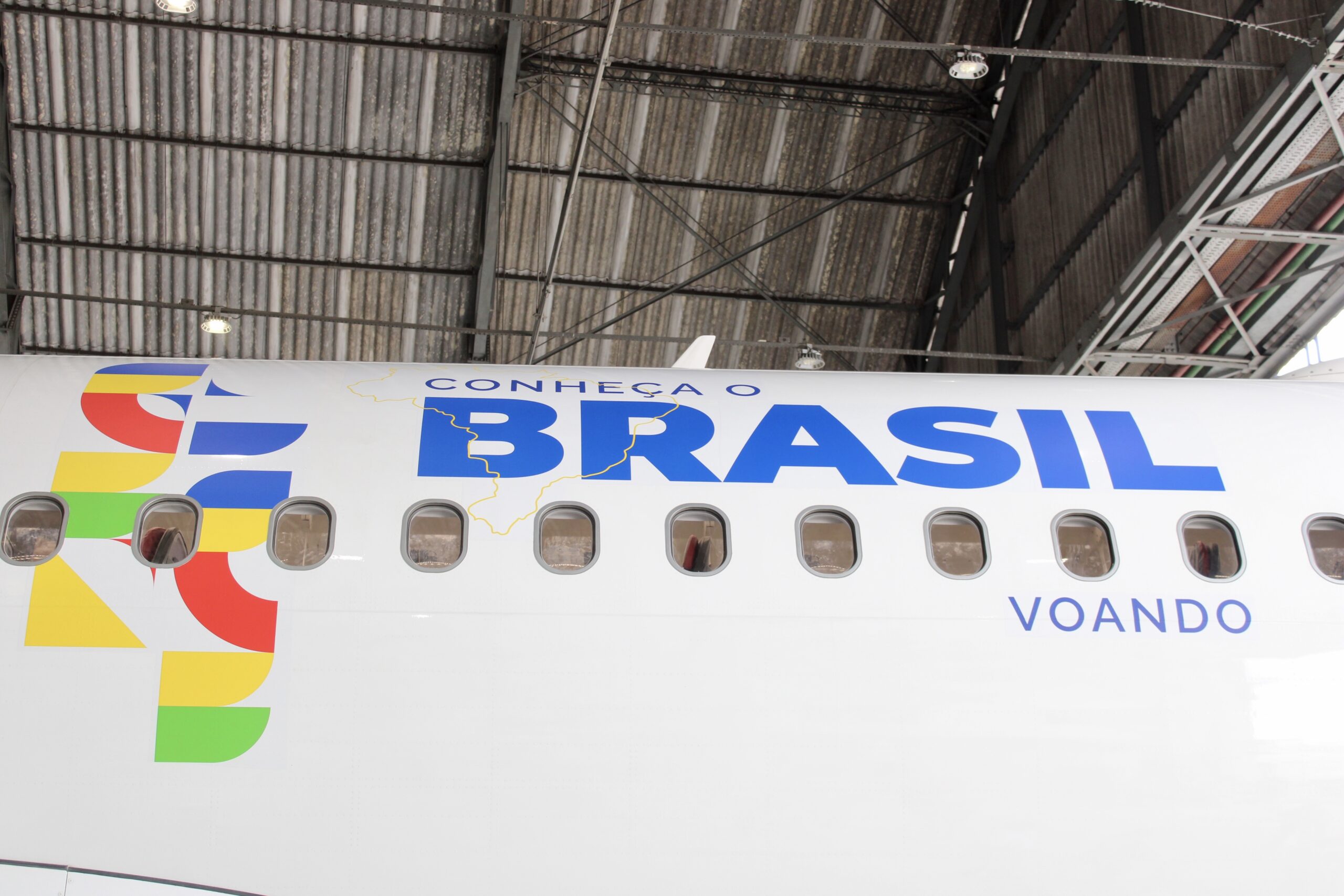 Conheça o Brasil: Voando já estampa aeronave da Latam Conheça o Brasil: Voando já estampa aeronave da Latam