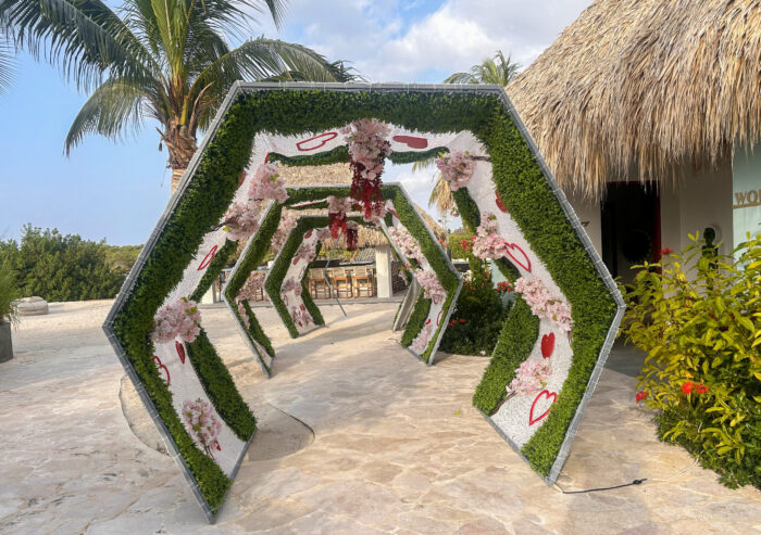 Sandals Royal Curaçao, um paraíso para casais no Caribe; confira os detalhes em 100 fotos 5 Decoração do Sandals Curação para o Valentine's Day (Ana Azevedo/M&E)