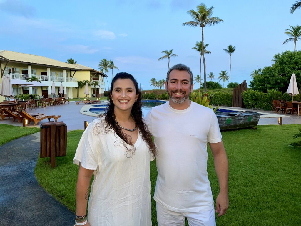 Giulliana Mesquita e Ricardo Bezerra, da Azul Viagens