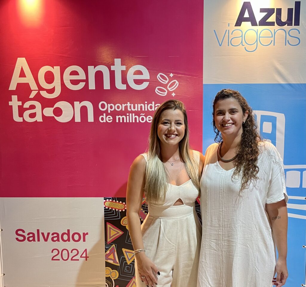 Natalia Sarderi e Giulliana Mesquita, da Azul Viagens