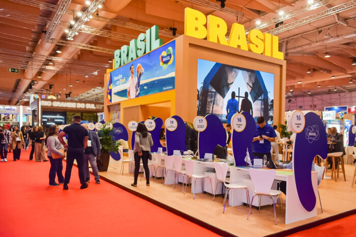 Estande do Brasil de 252m² e 32 coexpositores se destaca na BTL 2024; fotos 2 btl