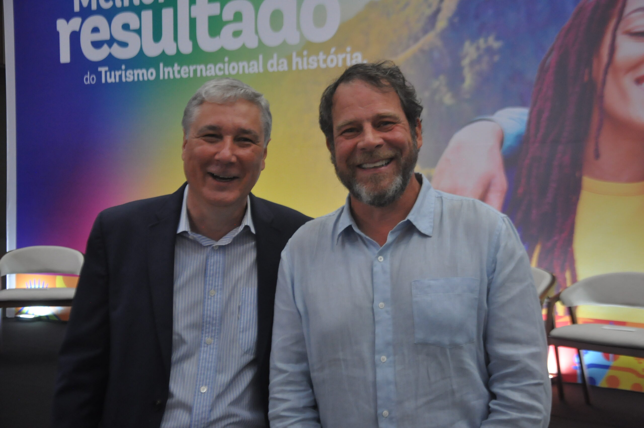 Luiz Strauss e Carlos Werneck, do Rio CVB Luiz Strauss e Carlos Werneck, do Rio CVB