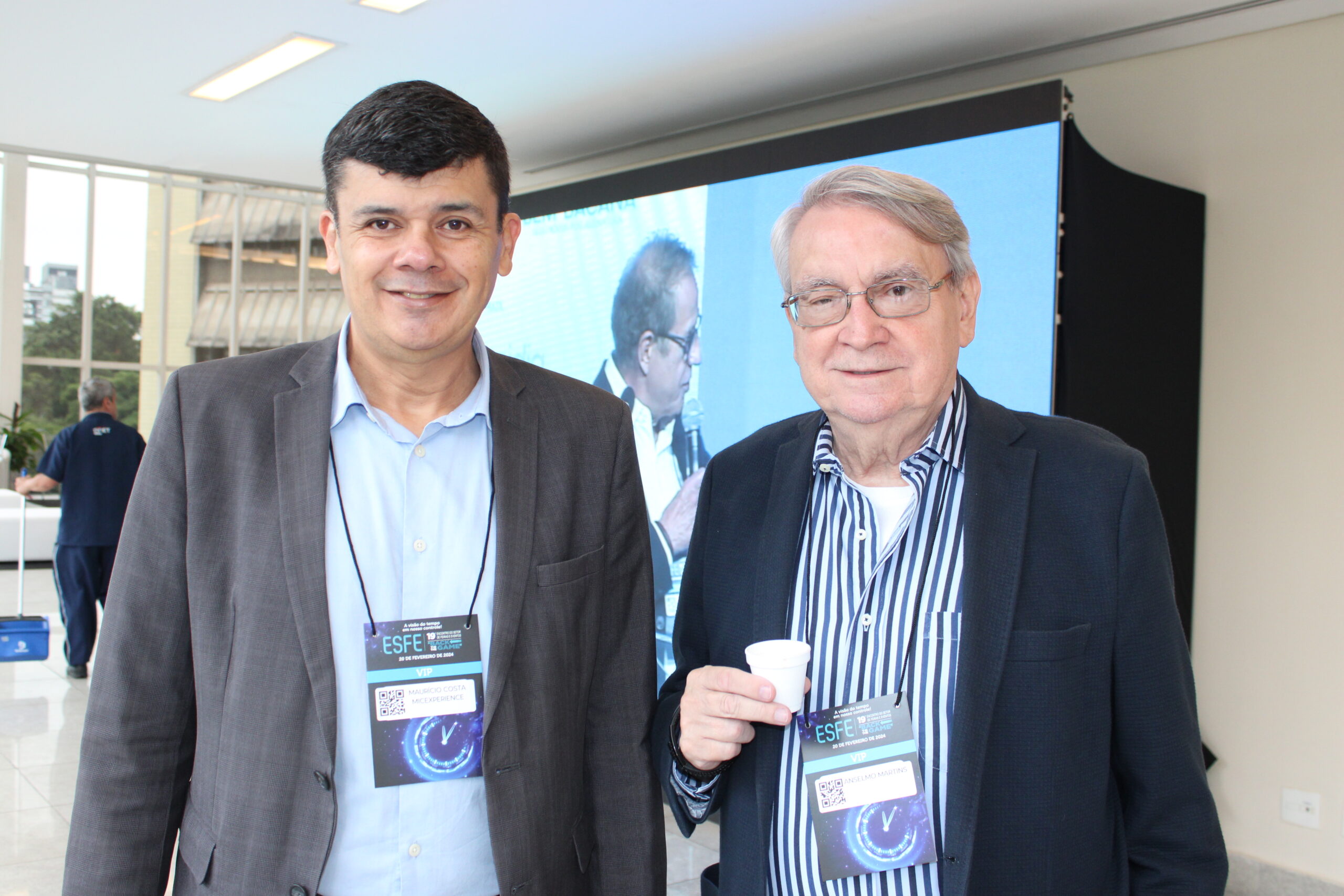 Mauricio Costa, da Mice Experience, e Anselmo Martins Mauricio Costa, da Mice Experience, e Anselmo Martins