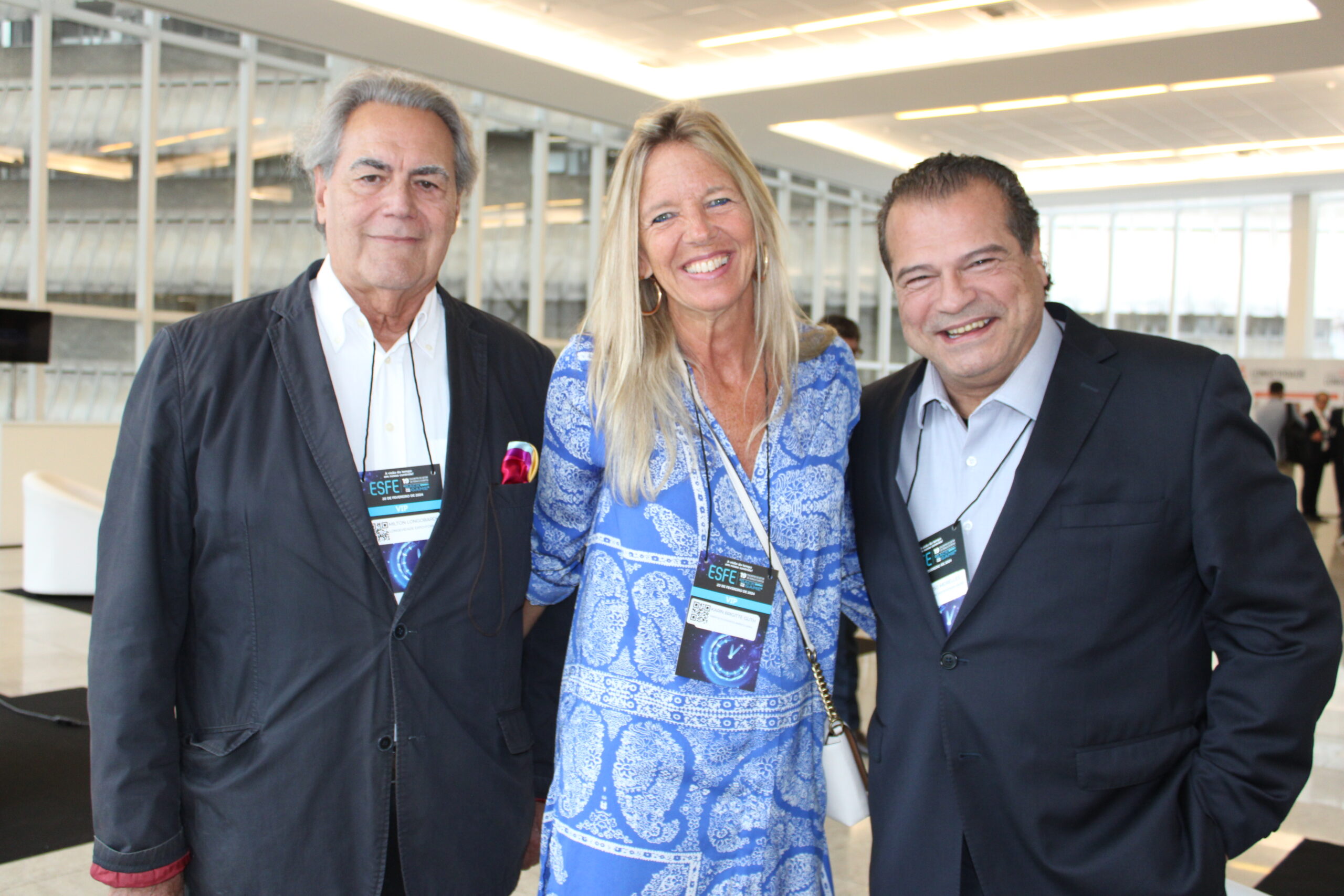 Milton Longobardi, da Longevidade Expo+Forum, Karin Guth, da Karin Guth Desenvolvimento, e Tirso Meirelles, do Sistema Faesp Milton Longobardi, da Longevidade Expo+Forum, Karin Guth, da Karin Guth Desenvolvimento, e Tirso Meirelles, do Sistema Faesp