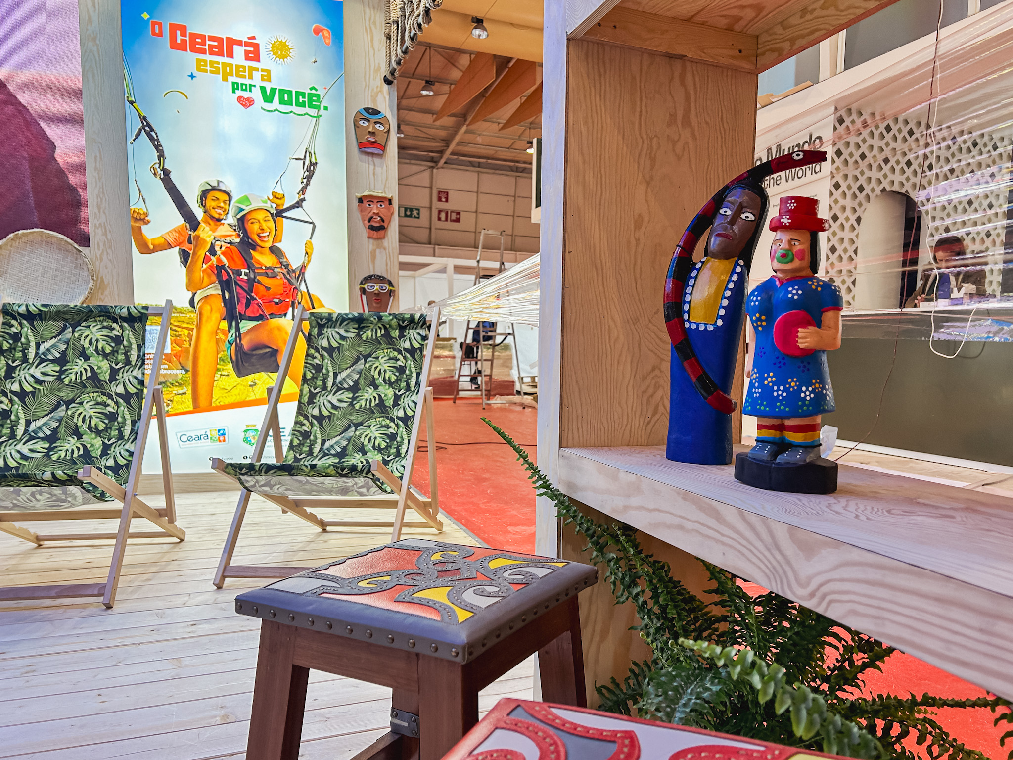 O estande do Ceará trouxe para BTL não só os destinos turísticos, como o artesanato e a cultura do estado O estande do Ceará trouxe para BTL não só os destinos turísticos, como o artesanato e a cultura do estado