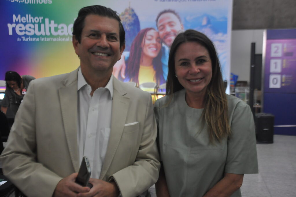 Otávio Leite com Daniela Maia