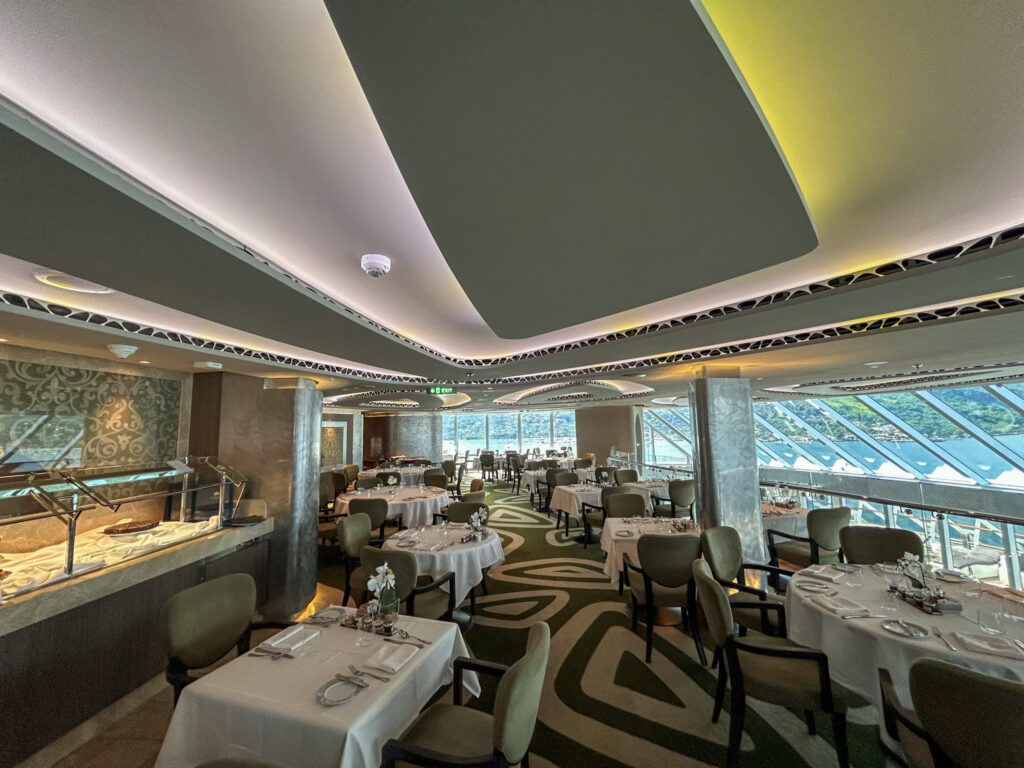 Restaurante do MSC Yacht Club