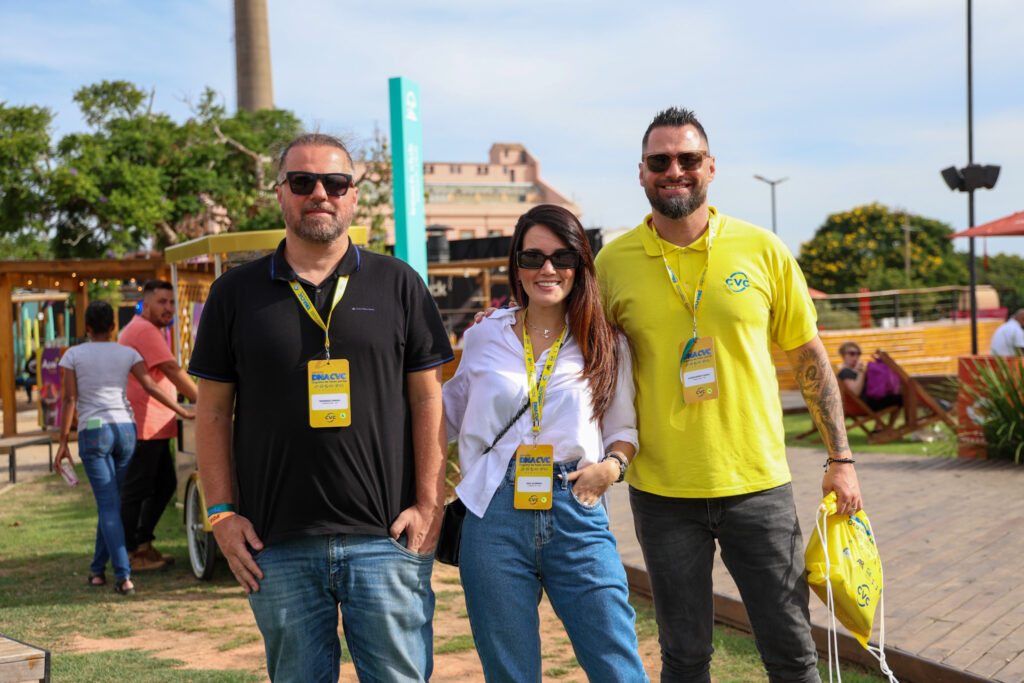 Rodrigo Canali, CVC Americana-SP, Ana Almeida, CVC Cabreúva-SP, e Alessandro Canali, CVC Americana-SP