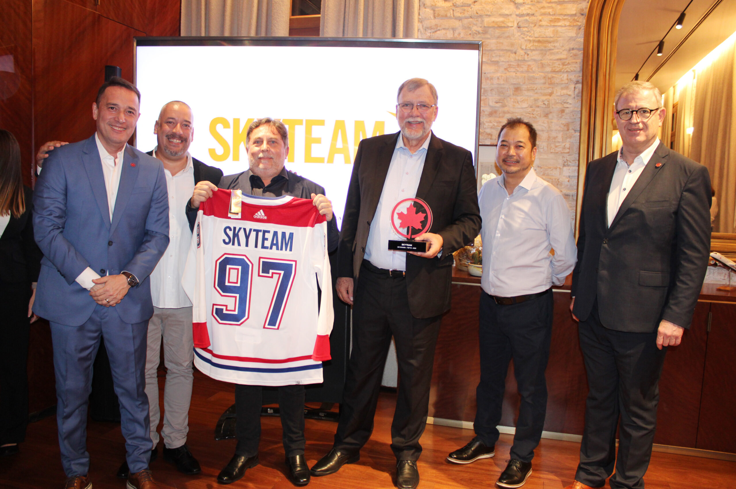 SkyTeam está no Top 10 da Air Canada em 2023 SkyTeam está no Top 10 da Air Canada em 2023