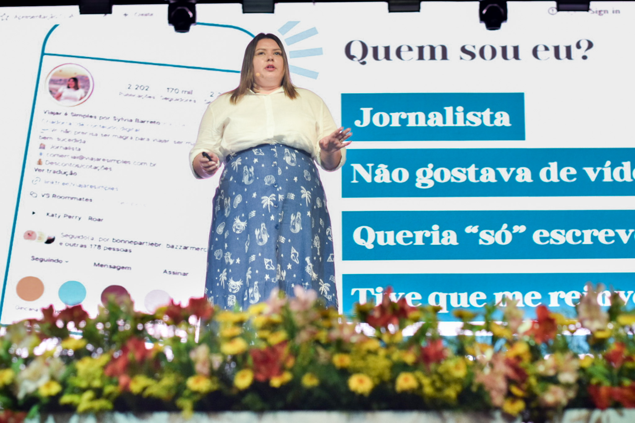 Sylvia Barreto, jornalista e criadora de conteúdo digital Sylvia Barreto, jornalista e criadora de conteúdo digital