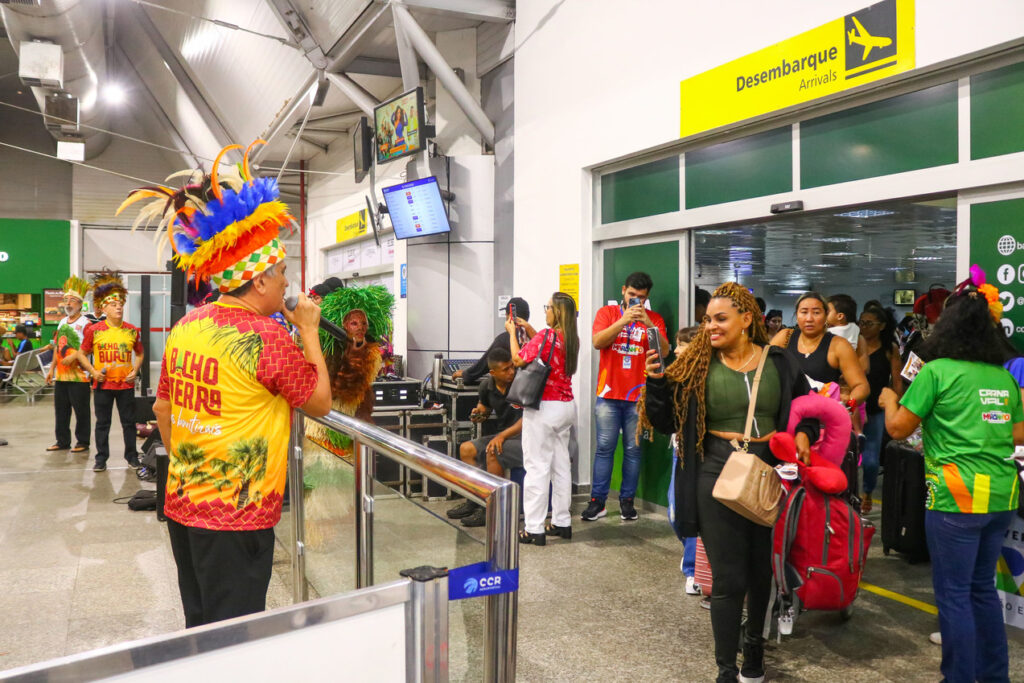 Fluxo de passageiros que desembarcaram em São Luís para o Carnaval cresce 27% Fluxo de passageiros que desembarcaram em São Luís para o Carnaval cresce 27%