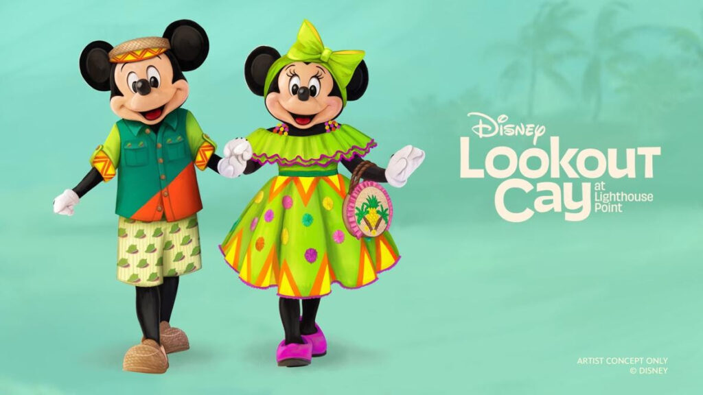 unnamed 9 DCL apresenta os trajes de Mickey e Minnie para o Disney Lookout Cay at Lighthouse Point
