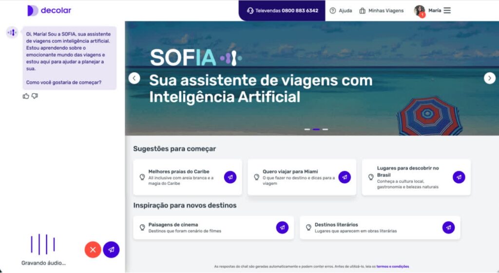 2 Decolar lança assistente generativa de inteligência artificial; entenda