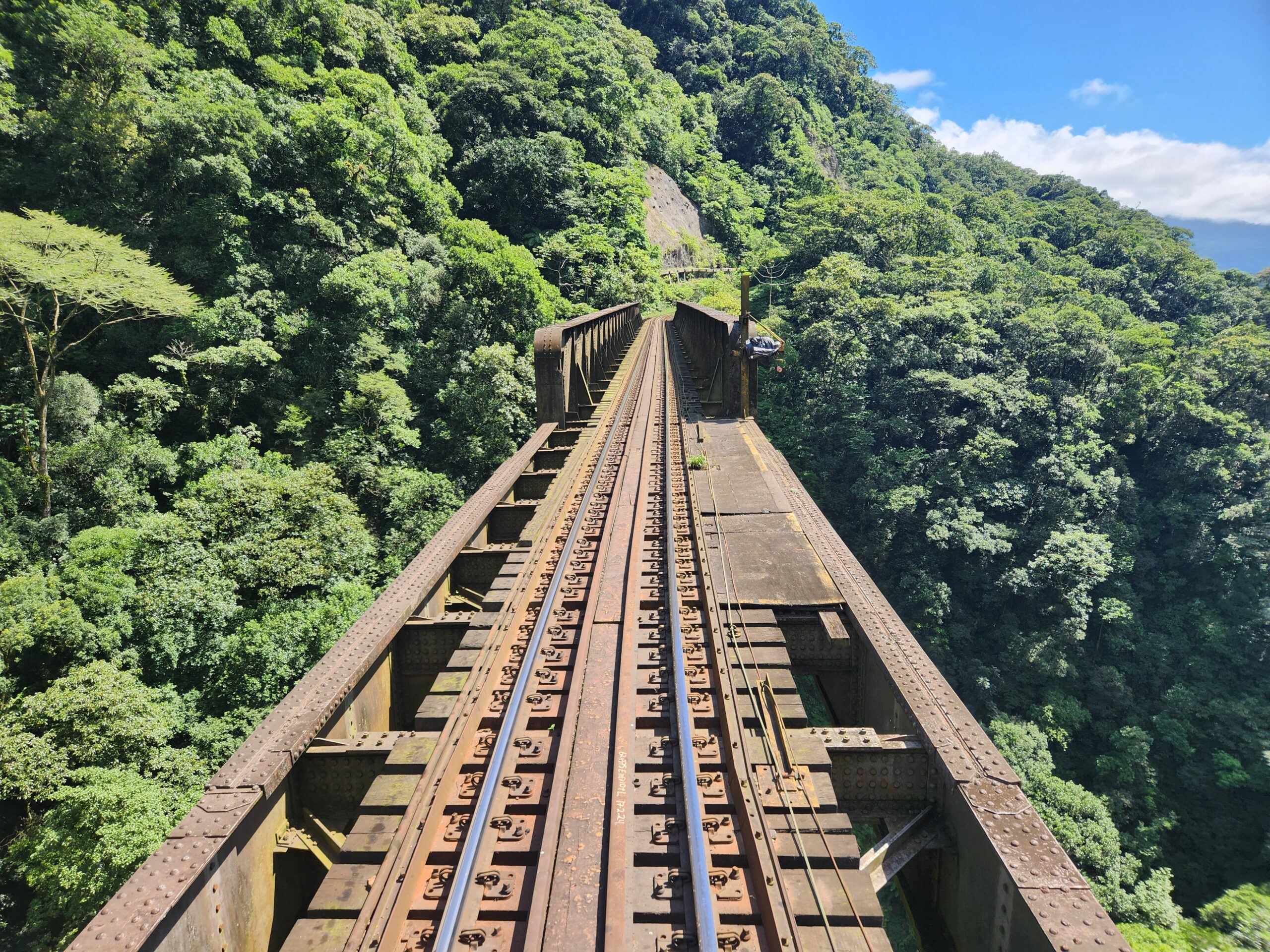 A grande ponte São João foi confeccionada com aço importando da França A grande ponte São João foi confeccionada com aço importando da França