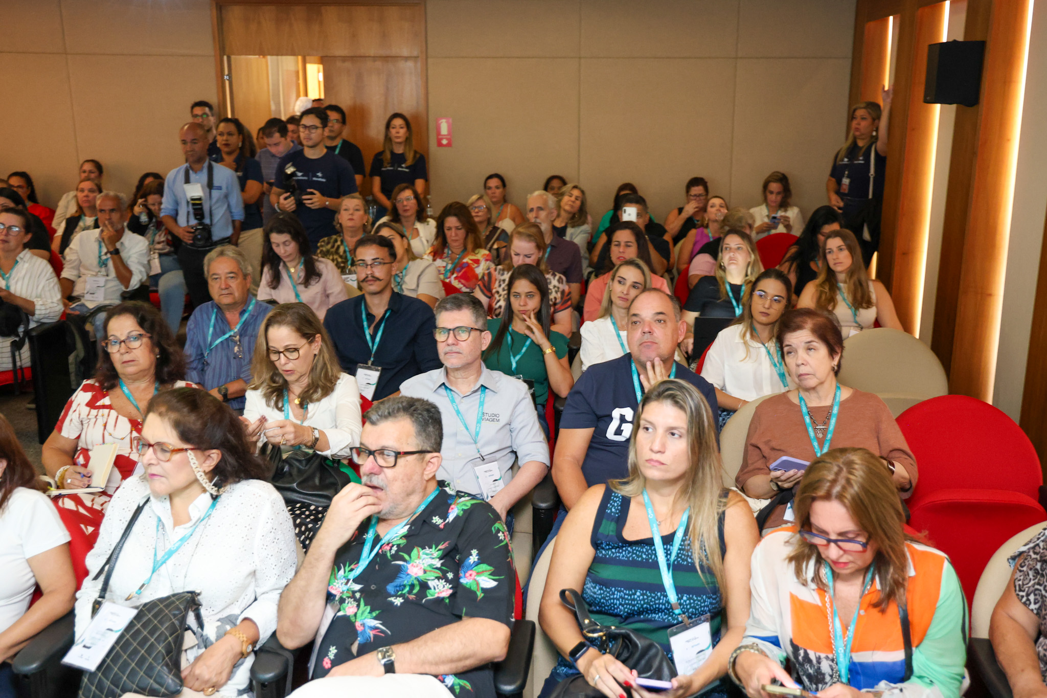 Agentes de viagens durante apresentação da Mondiale Agentes de viagens durante apresentação da Mondiale