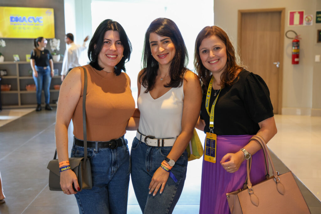 Amanda Perrella, Nathalia Silva e Majorie Silva, da CVC Corp