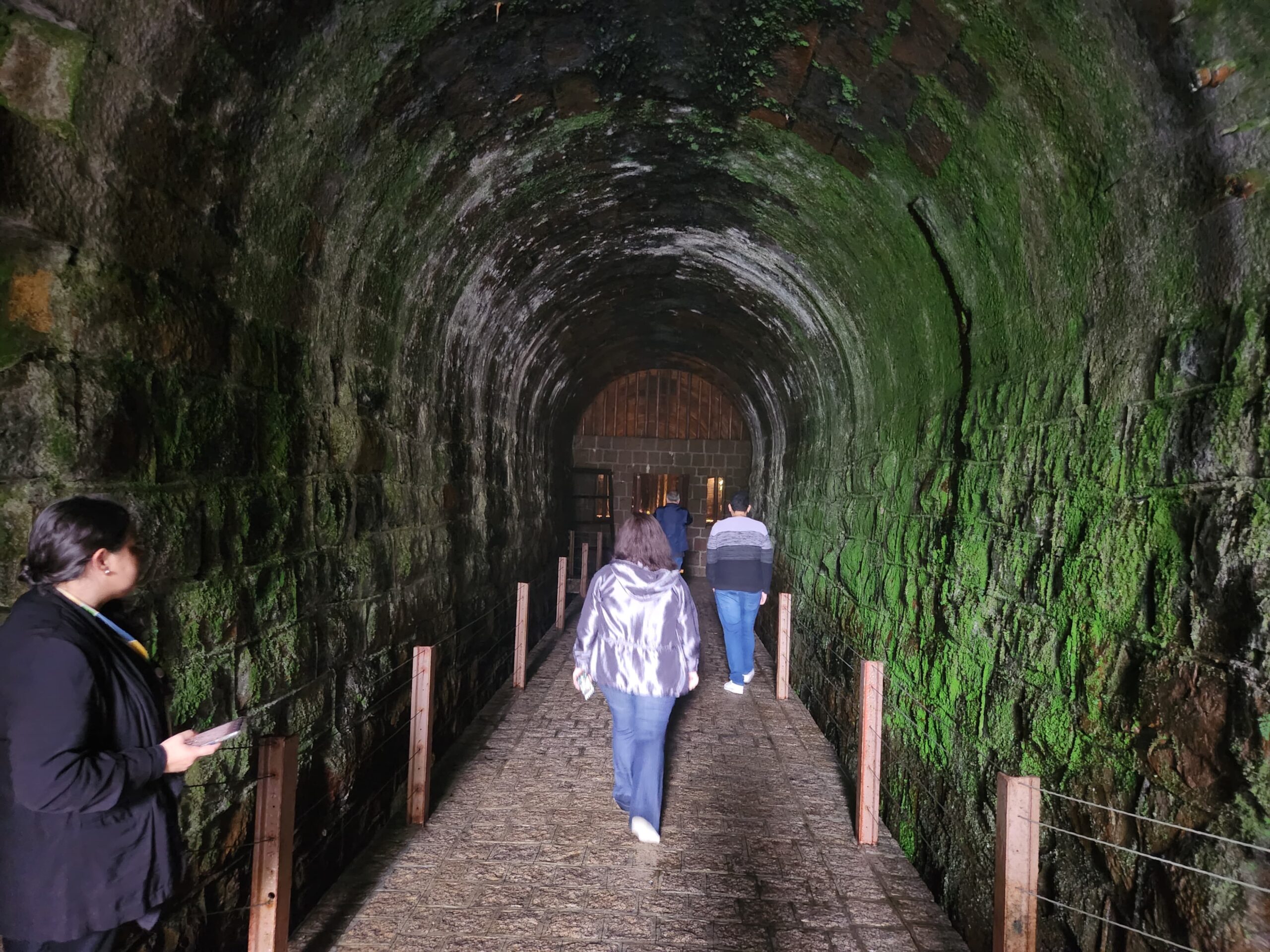 Antigo túnel da Desativado em 1969 pela RFFSA, antigo túnel foi adequado para abrigar a cave em 2015