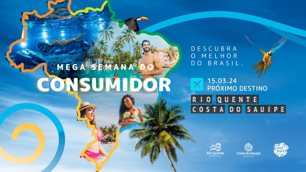 Aviva oferecera quase 40 de desconto em seus destinos e mais ofertas exclusivas durante transmicao de mesacast com influencers Foto Divulgacao Aviva Costa do Sauípe, Rio Quente Resorts e Hot Park lançam promoção com quase 40% de desconto