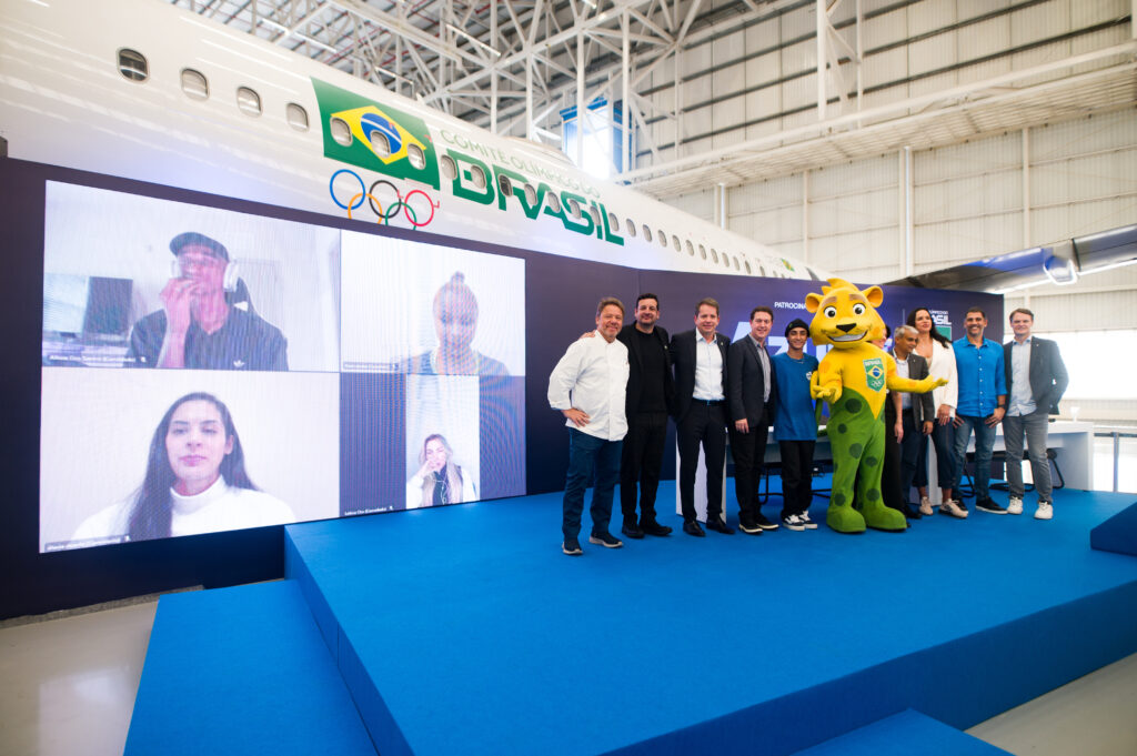 Azul se torna companhia aérea oficial do Time Brasil nos Jogos Olímpicos de Paris 2024 Azul se torna companhia aérea oficial do Time Brasil nos Jogos Olímpicos de Paris 2024