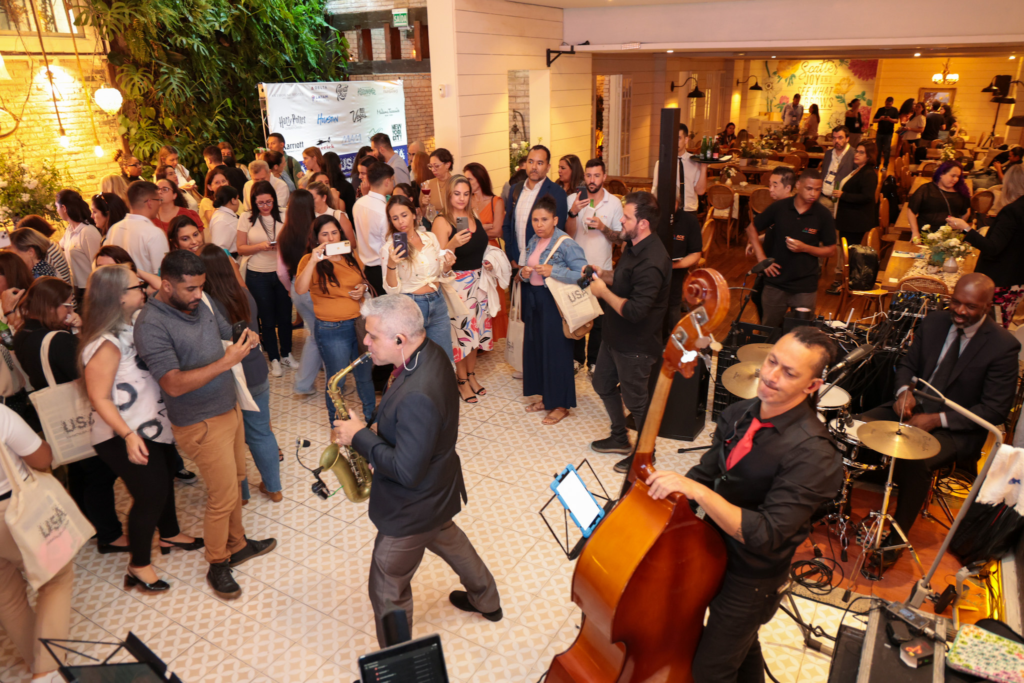 Banda de Jazz Norte Americana encerrou o evento Banda de Jazz Norte Americana encerrou o evento